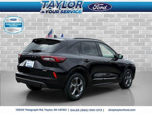 Agate Black Metallic 2023 Ford Escape ST-Line