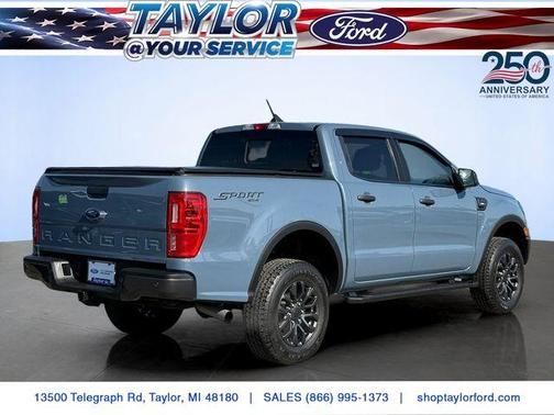 Azure Gray Metallic 2023 Ford Ranger XLT