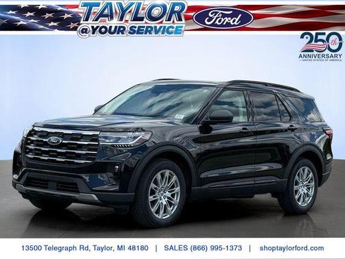 Agate Black Metallic 2026 Ford Explorer Active
