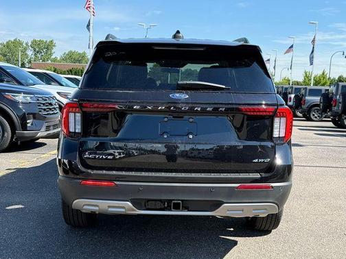 Agate Black Metallic 2026 Ford Explorer Active