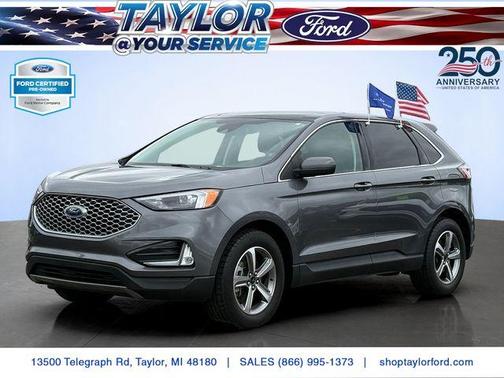 Carbonized Gray Metallic 2024 Ford Edge SEL