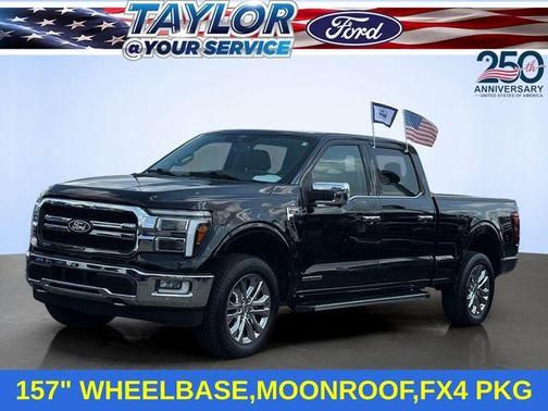 Black Metallic 2024 Ford F-150 Lariat