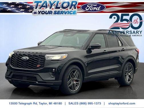 Agate Black Metallic 2026 Ford Explorer ST