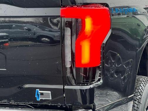 Agate Black Metallic 2025 Ford F-150 Lightning XLT