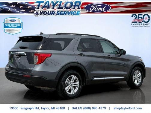 Gray Metallic 2024 Ford Explorer XLT