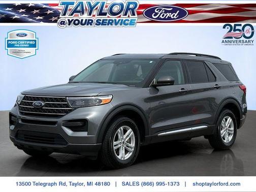 Gray Metallic 2024 Ford Explorer XLT