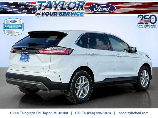 White Metallic 2024 Ford Edge SEL