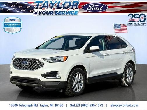 White Metallic 2024 Ford Edge SEL