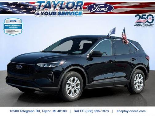 Agate Black Metallic 2024 Ford Escape Active