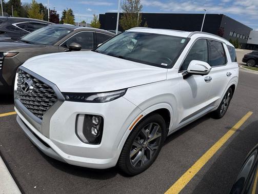Hyper White 2021 Hyundai PALISADE Limited