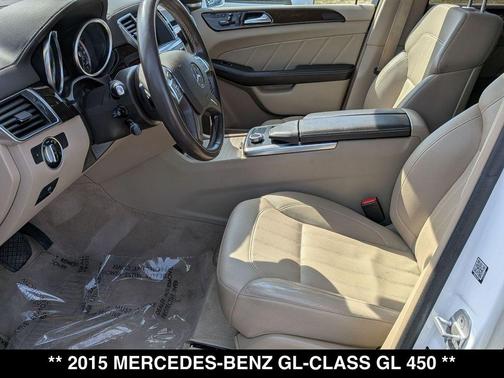 Diamond Silver Metallic 2015 Mercedes-Benz GL-Class 4MATIC