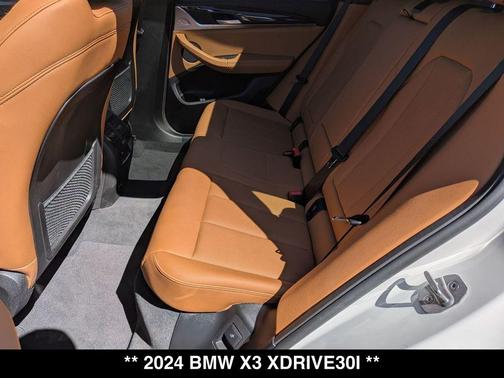 Alpine White 2024 BMW X3 xDrive30i