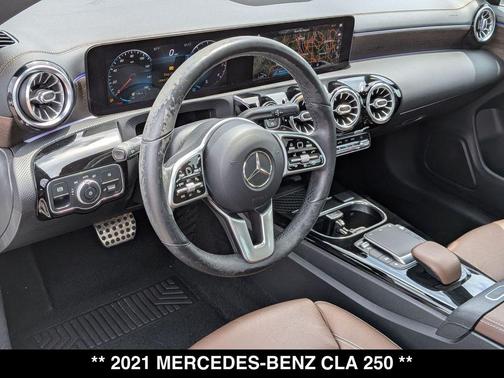 White 2021 Mercedes-Benz CLA 250 4MATIC