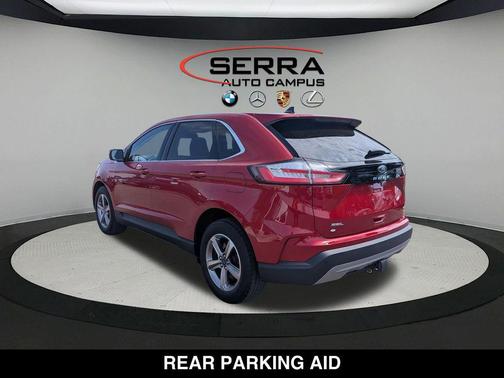 Rapid Red Metallic Tinted Clearcoat 2021 Ford Edge SEL