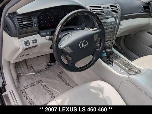 Black 2007 Lexus LS 460 Base