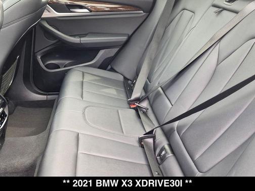 Jet Black 2021 BMW X3 xDrive30i