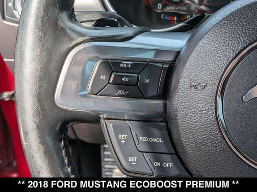 Ruby Red Metallic Tinted Clearcoat 2018 Ford Mustang EcoBoost Premium