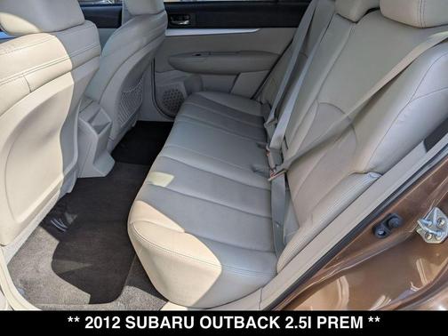 Caramel Bronze Pearl 2012 Subaru Outback 2.5i Premium