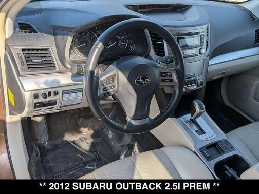 Caramel Bronze Pearl 2012 Subaru Outback 2.5i Premium