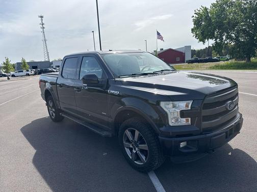 Shadow Black 2016 Ford F-150 Lariat