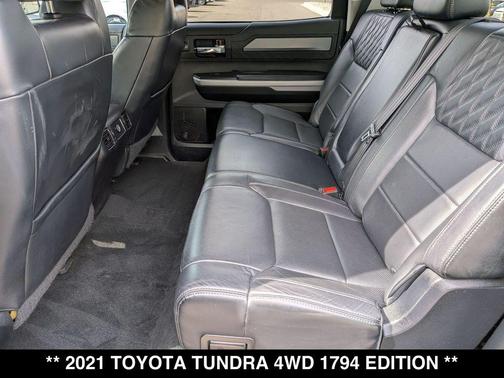 Midnight Black Metallic 2021 Toyota Tundra 1794 Edition