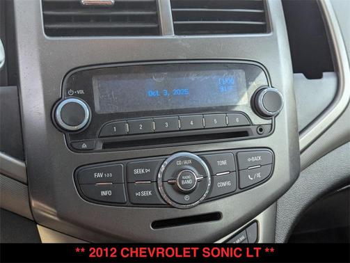 2012 Chevrolet Sonic 2LT