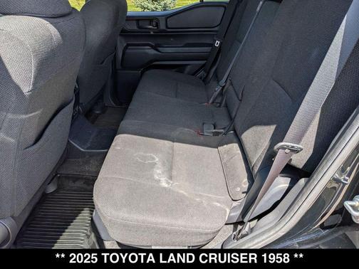 Black 2025 Toyota Land Cruiser 1958