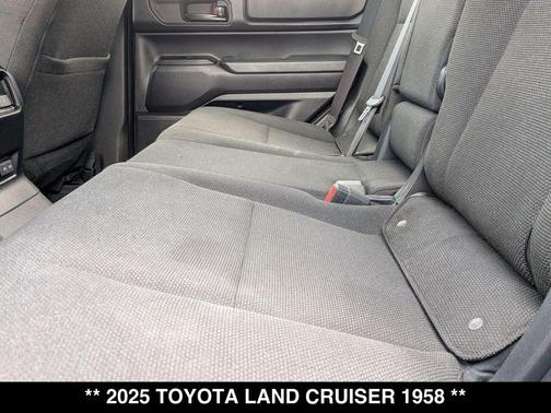 Black 2025 Toyota Land Cruiser 1958