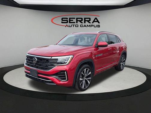 Red Metallic 2024 Volkswagen Atlas Cross Sport 2.0T SEL Premium