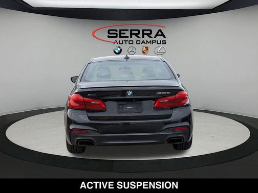 Black Sapphire Metallic 2018 BMW M550 i Xdrive