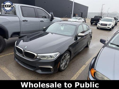 Black Sapphire Metallic 2018 BMW M550 i Xdrive