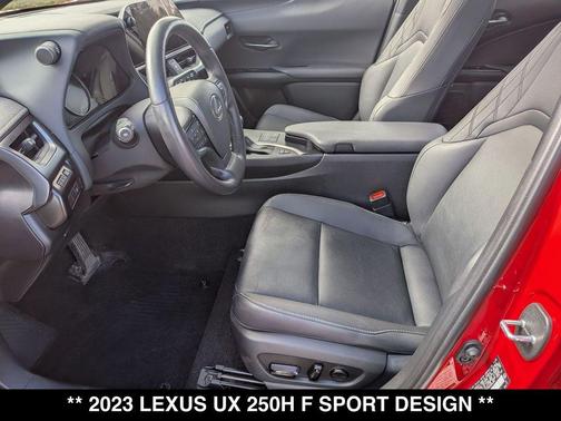 Redline with Obsidian Roof 2023 Lexus UX 250h F Sport