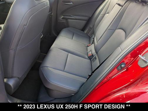 Redline with Obsidian Roof 2023 Lexus UX 250h F Sport