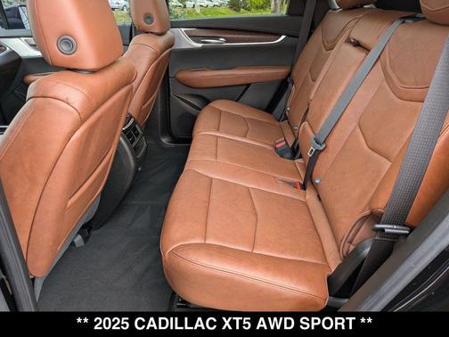 Stellar Black Metallic 2025 Cadillac XT5 Sport