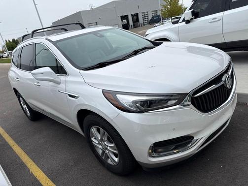White Frost Tricoat 2018 Buick Enclave Premium