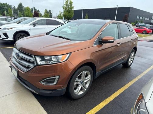 Burnt Orange 2017 Ford Edge Titanium