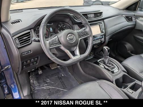 Caspian Blue 2017 Nissan Rogue SL