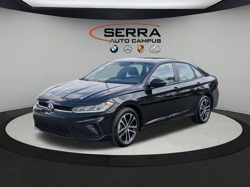 Deep Black Pearl 2025 Volkswagen Jetta 1.5T Sport
