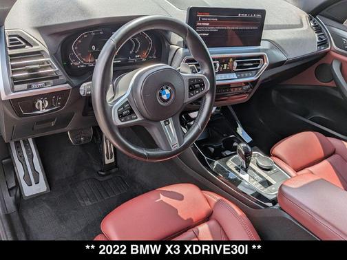 White 2022 BMW X3 xDrive30i