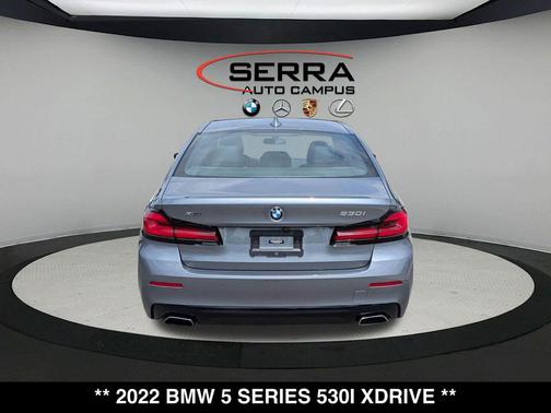 Bluestone Metallic 2022 BMW 530 i xDrive