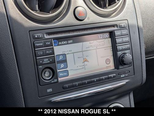 Black Amethyst Metallic 2012 Nissan Rogue SV w/SL Pkg