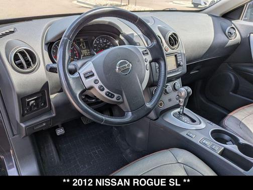 Black Amethyst Metallic 2012 Nissan Rogue SV w/SL Pkg