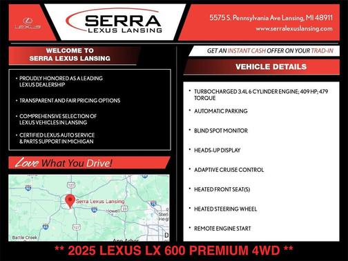 2025 Lexus LX 600 Premium