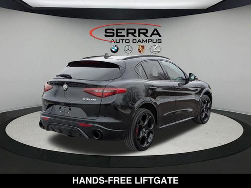 Vulcano Black Metallic 2023 Alfa Romeo Stelvio Veloce AWD