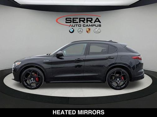 Vulcano Black Metallic 2023 Alfa Romeo Stelvio Veloce AWD