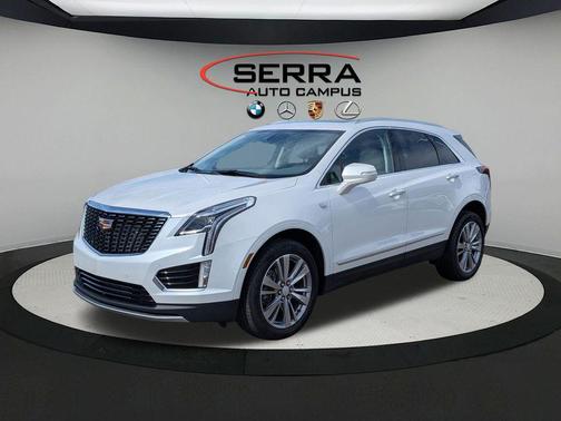 Crystal White Tricoat 2024 Cadillac XT5 Premium Luxury