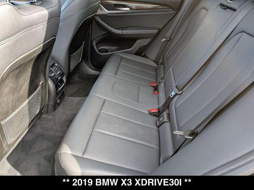 Jet Black 2019 BMW X3 xDrive30i