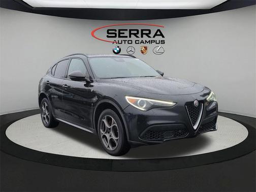 Vulcano Black Metallic 2023 Alfa Romeo Stelvio Ti SUV