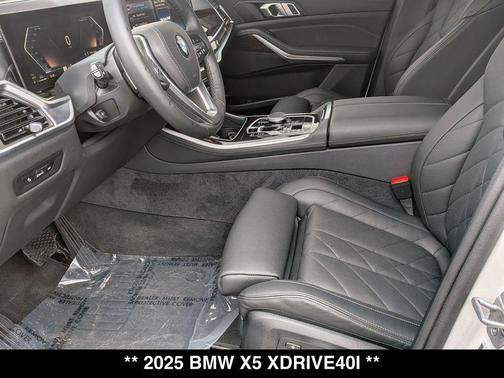 Alpine White 2025 BMW X5 xDrive40i