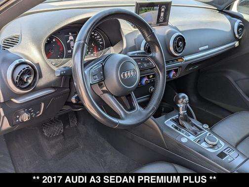 Brilliant Black 2017 Audi A3 2.0T Premium Plus